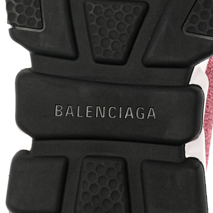 Balenciaga Laminated Knit Bi-Color Sole Womens Speed Sneakers 39 Pink White Black 8 of 9