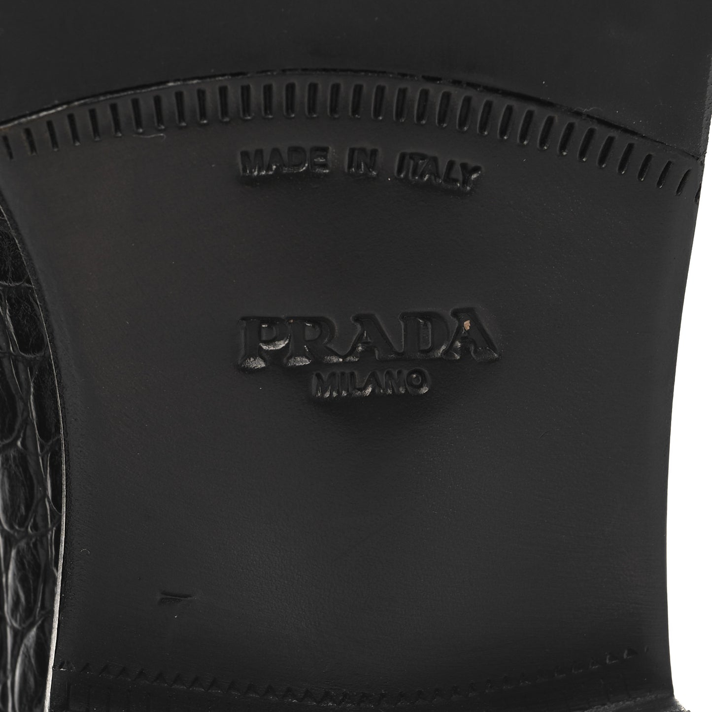 Crocodile Mens Loafers 7 Black