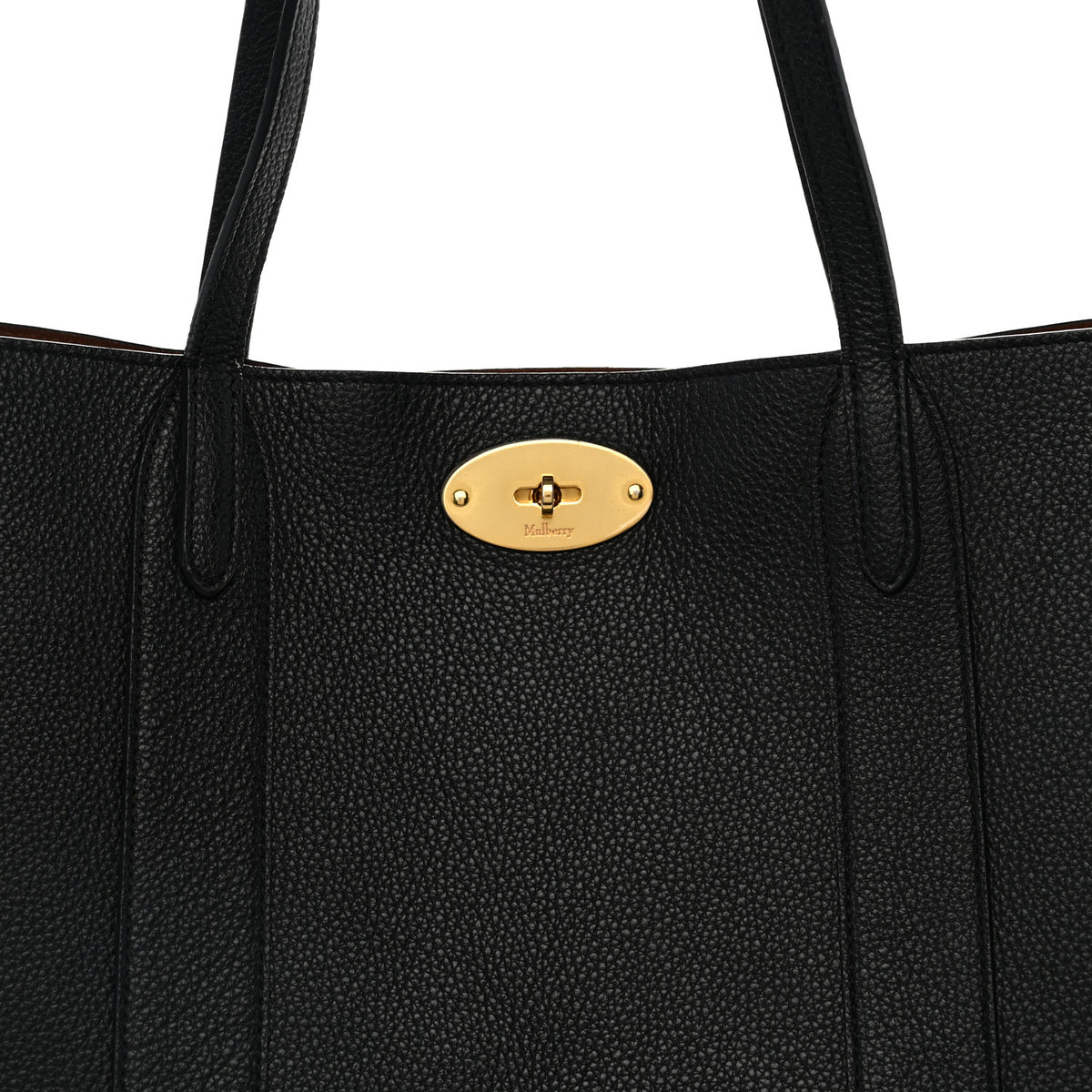 Mulberry Small Classic Grain Bayswater Tote  Black 7 of 12