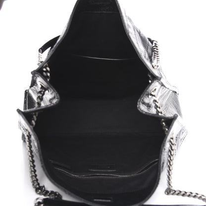 Saint Laurent Crinkled Calfskin Matelasse Monogram Niki Shoulder Bag Black 5 of 12