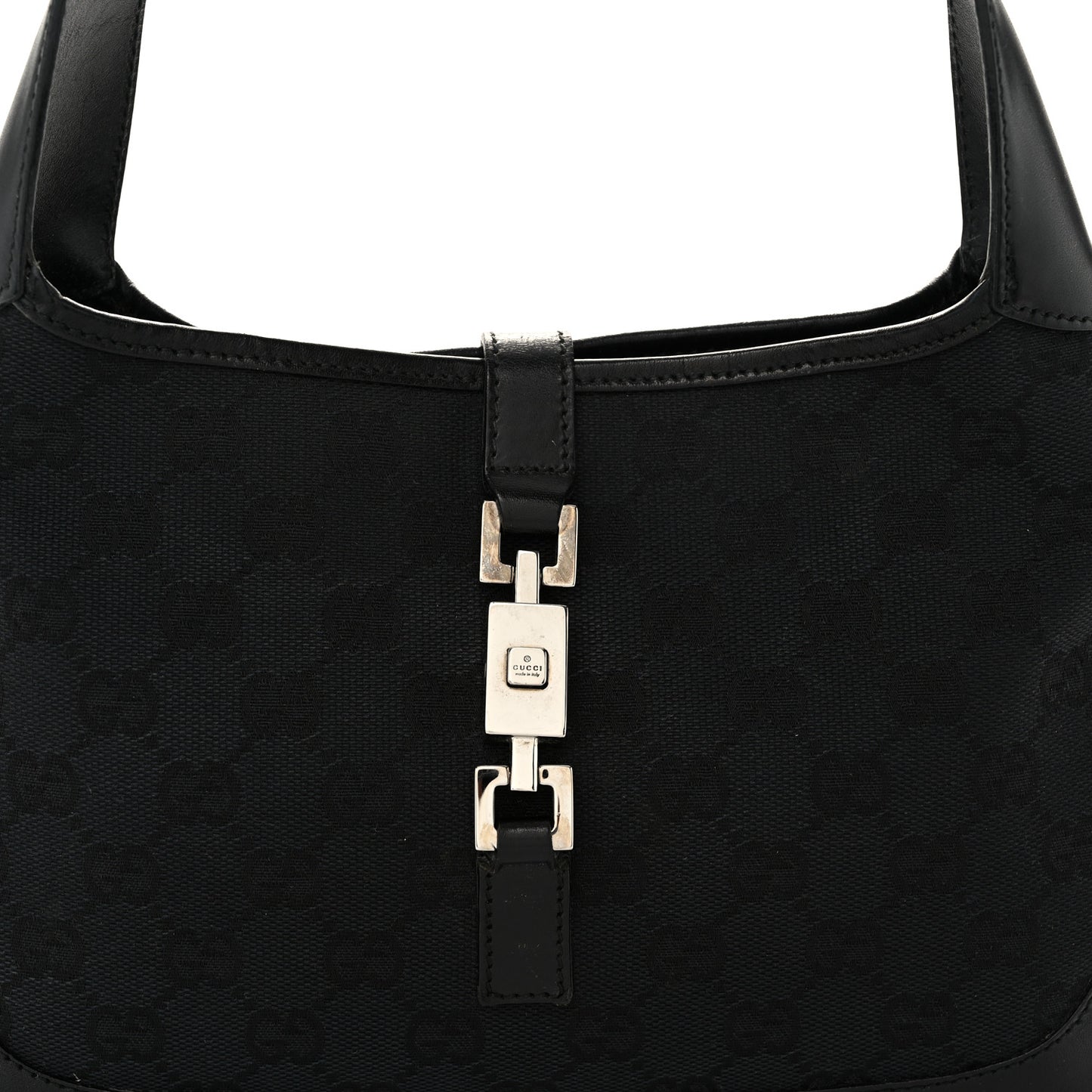 Monogram Small Jackie O Hobo Black