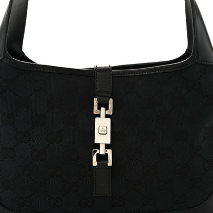 Gucci Monogram Small Jackie O Hobo Black 6 of 10