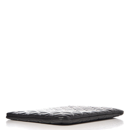Chanel Caviar Quilted Medium Cosmetic Case Black 4 of 9