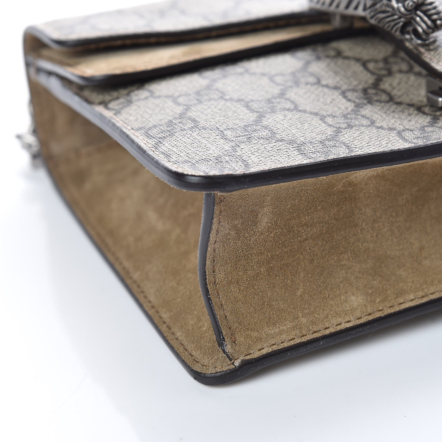 Gucci GG Supreme Monogram Mini Dionysus Shoulder Bag Taupe 6 of 10