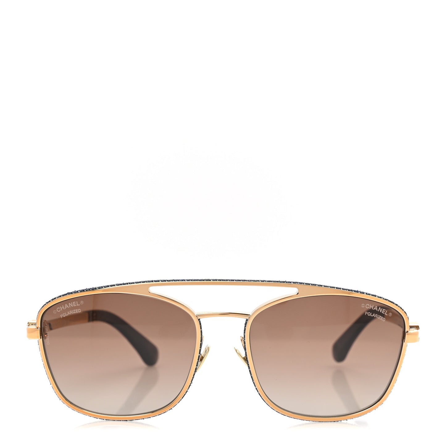 Metal Denim Pilot Sunglasses 4290-Q Brown
