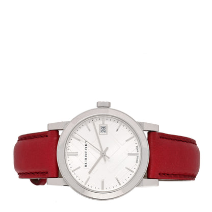 Burberry Stainless Steel Calfskin 34mm The City Quartz Watch BU9129 2 of 5