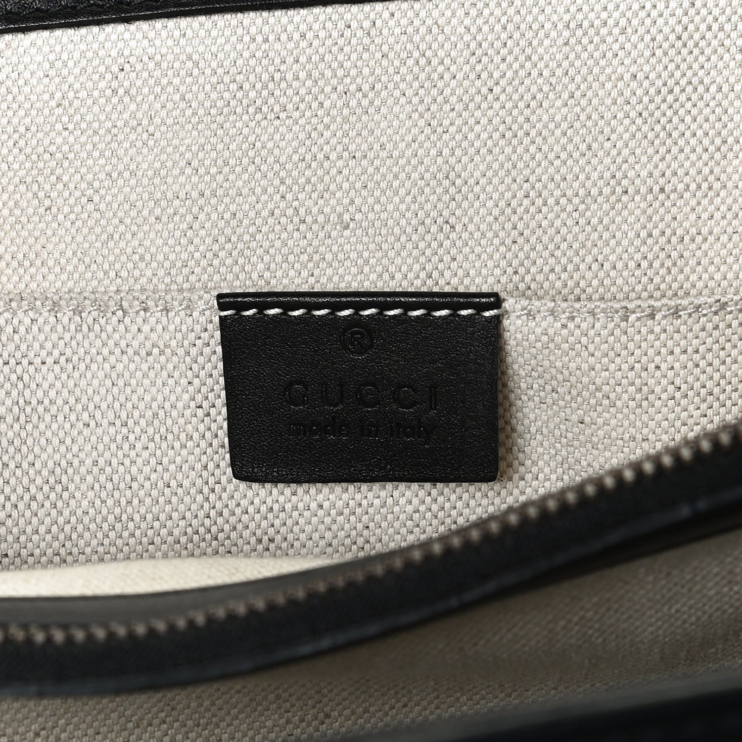 Gucci Moon Calfskin Web Large Dionysus Bamboo Top Handle Bag Black 5 of 10