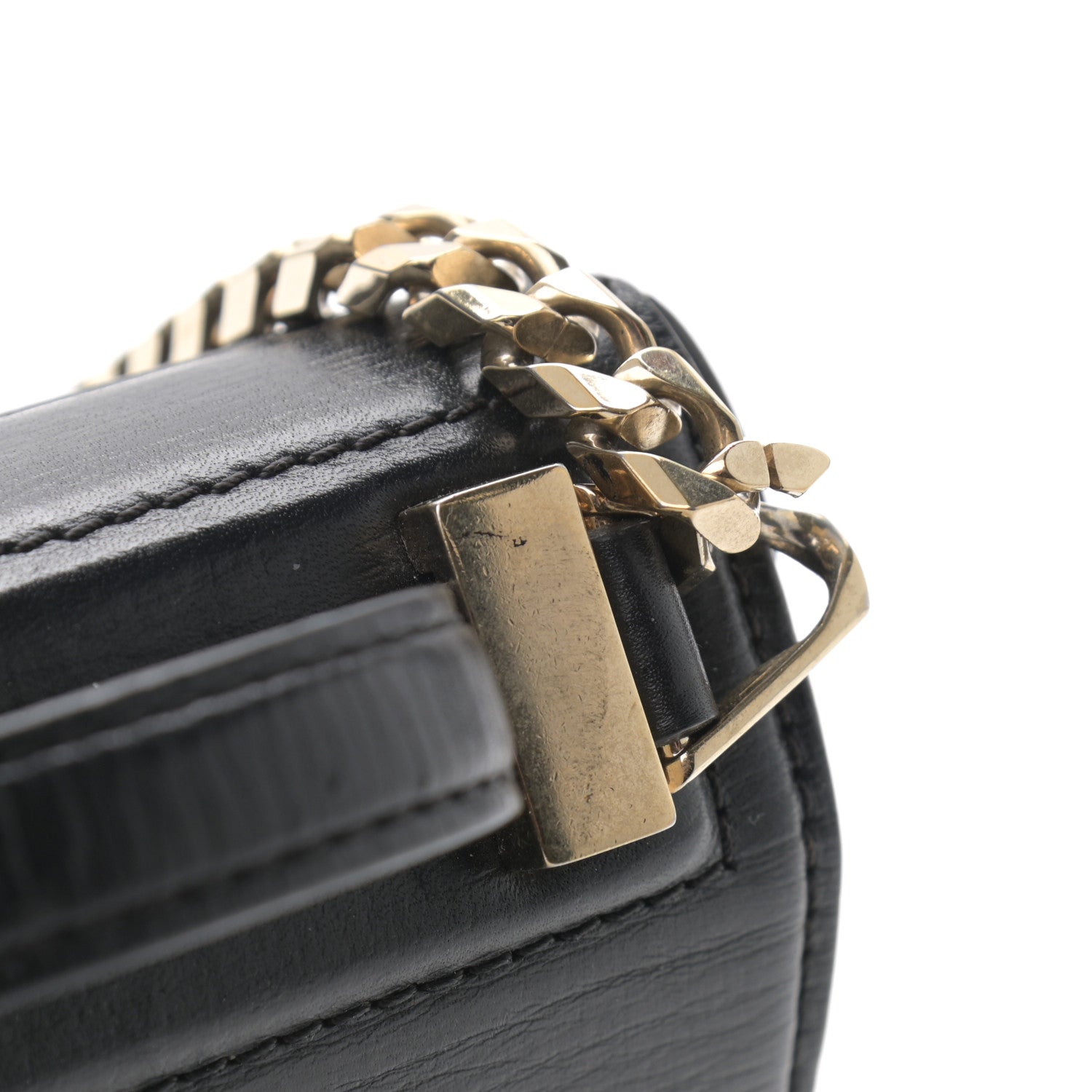 Givenchy Textured Calfskin Mini Pandora Box Chain Crossbody Bag Black 11 of 11