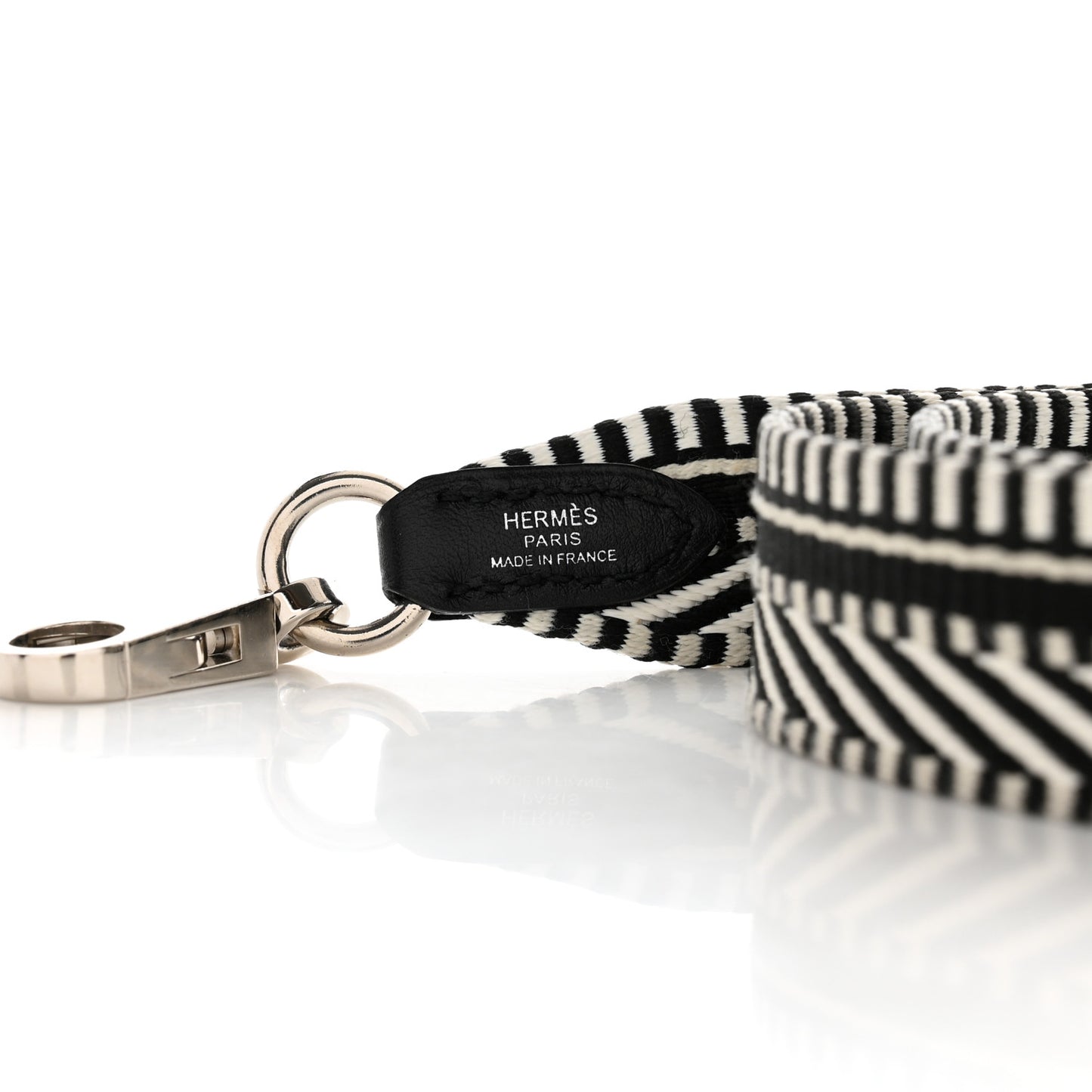 Toile Swift 25mm Sangle Cavale Shoulder Strap Black Ecru