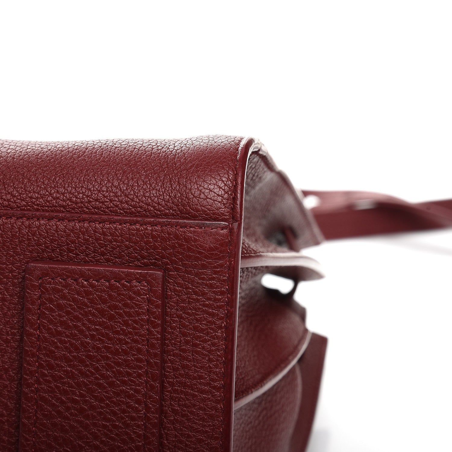 Saint Laurent Grained Calfskin Small Supple Sac De Jour Dark Pallisandre 11 of 13