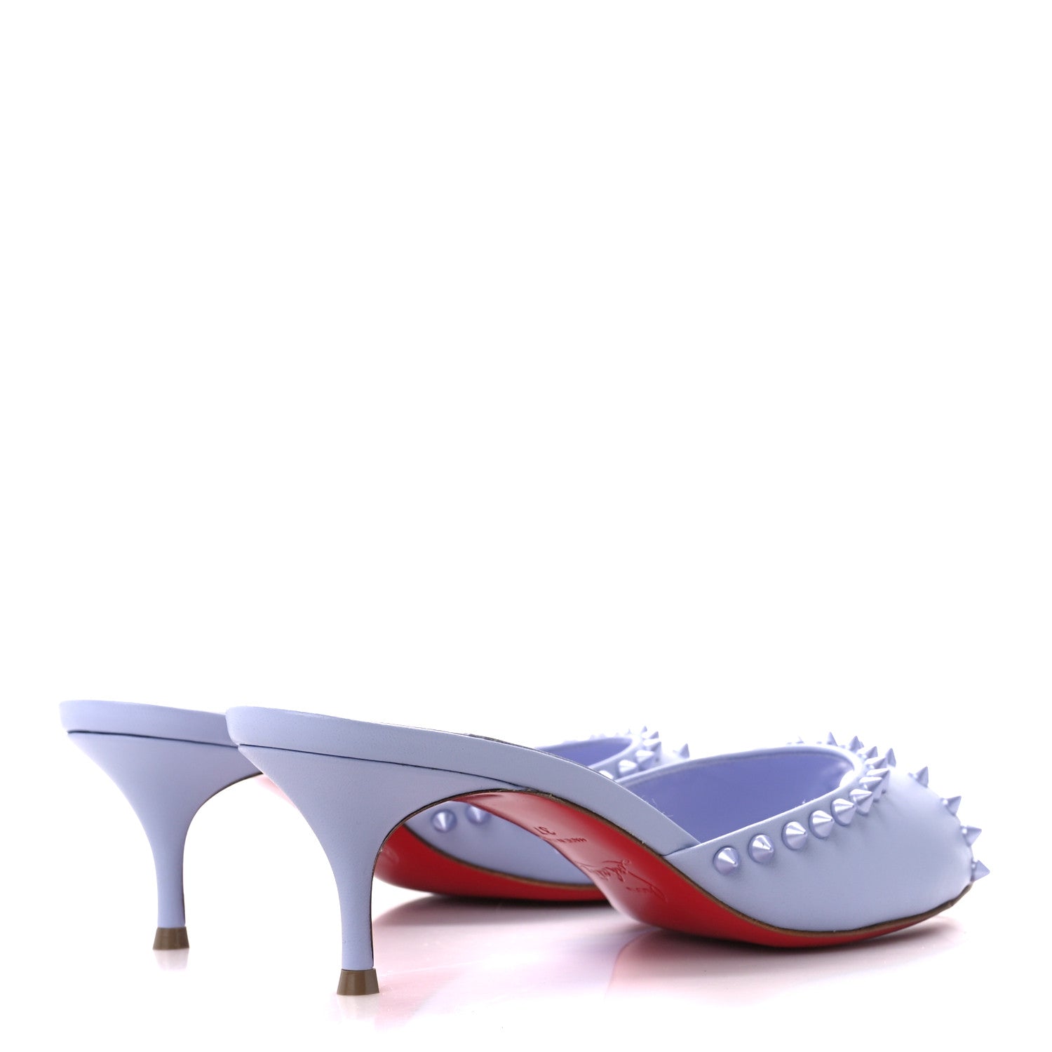 Christian Louboutin Nappa Spike Me Dolly 55 Sandals 37 Skylight 4 of 8