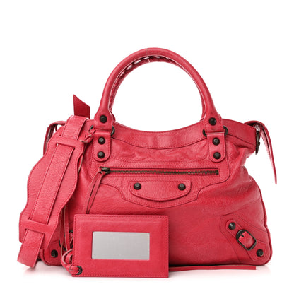 Balenciaga Agneau Classic Hardware Town Rose Thulian 1 of 12