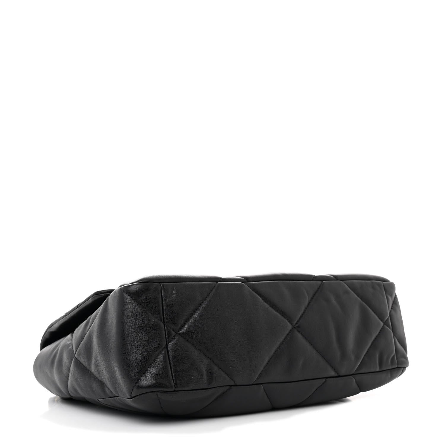 Chanel Lambskin Quilted Large Chanel 19 Flap Black 4 of 11