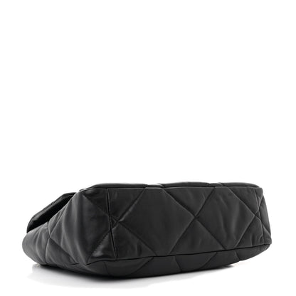 Chanel Lambskin Quilted Large Chanel 19 Flap Black 4 of 11