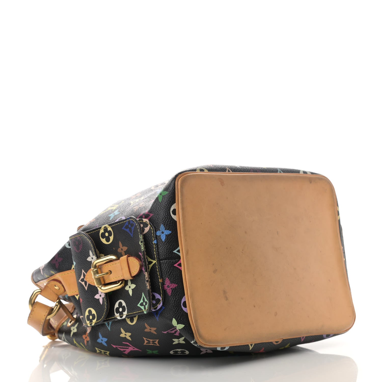 Louis Vuitton Monogram Multicolor Petit Noe Black 3 of 13