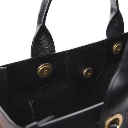 Chanel Caviar Small Studded Deauville Tote Black 11 of 11