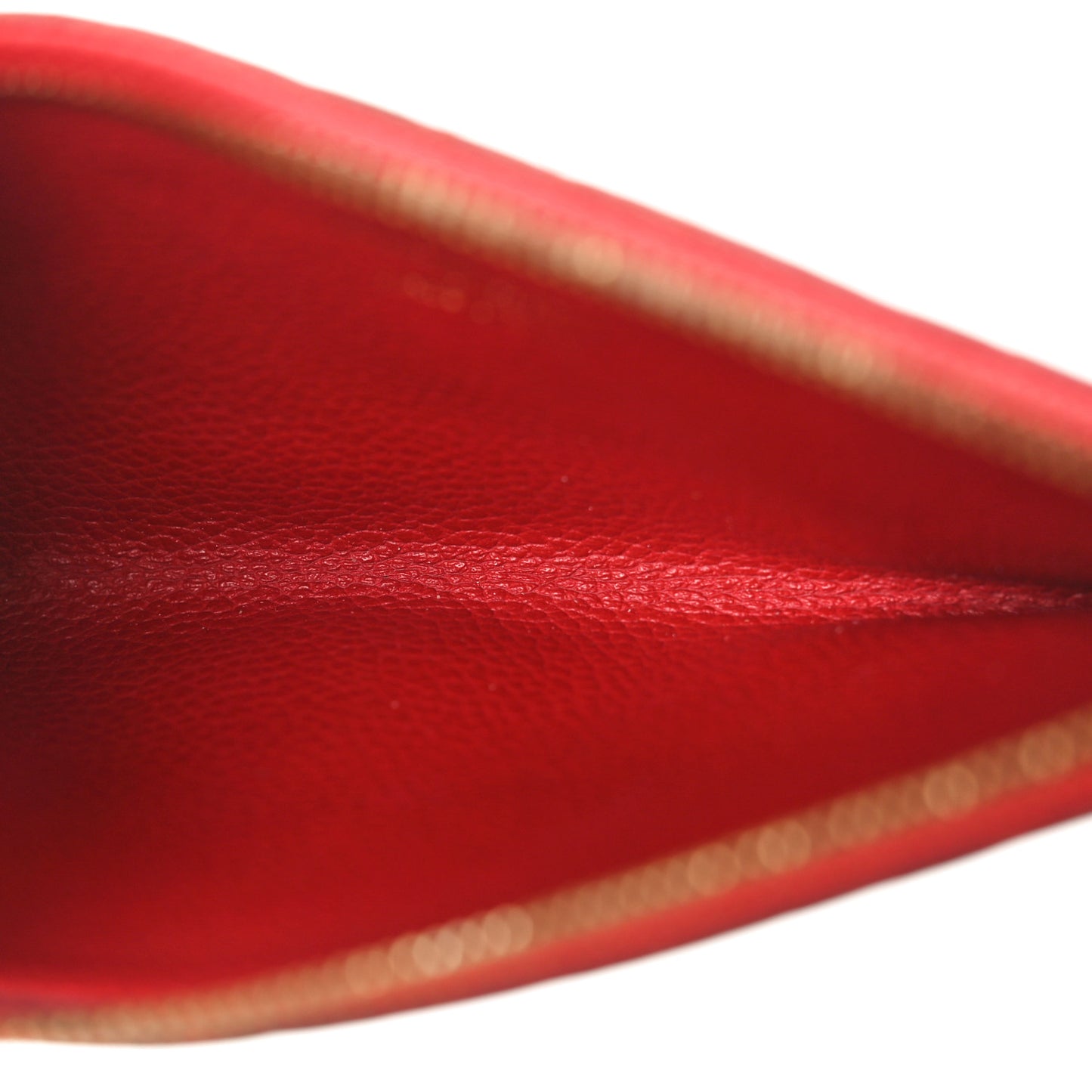 Empreinte Felicie Chain Wallet Zippered Insert Scarlet