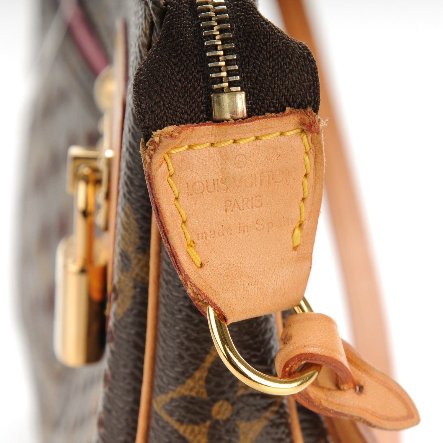 Louis Vuitton Monogram Perforated Pochette Accessories Bag Fuchsia 6 of 8