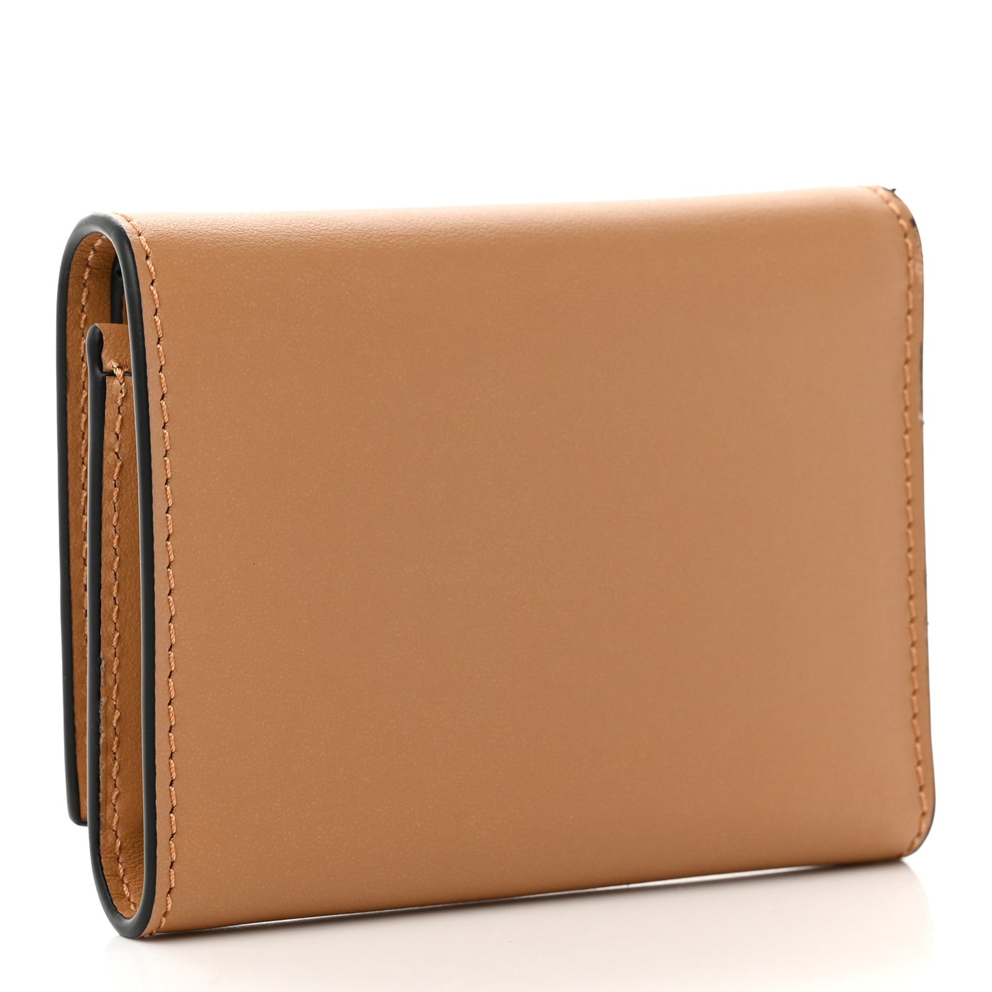 Vitello Virtus Tri-Fold Wallet Caramel
