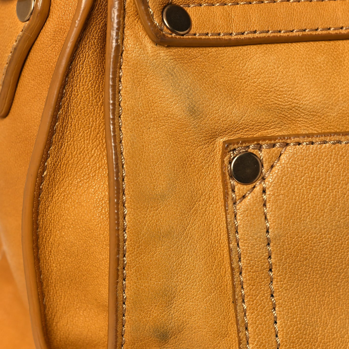 Lambskin Large PS1 Satchel Mustard