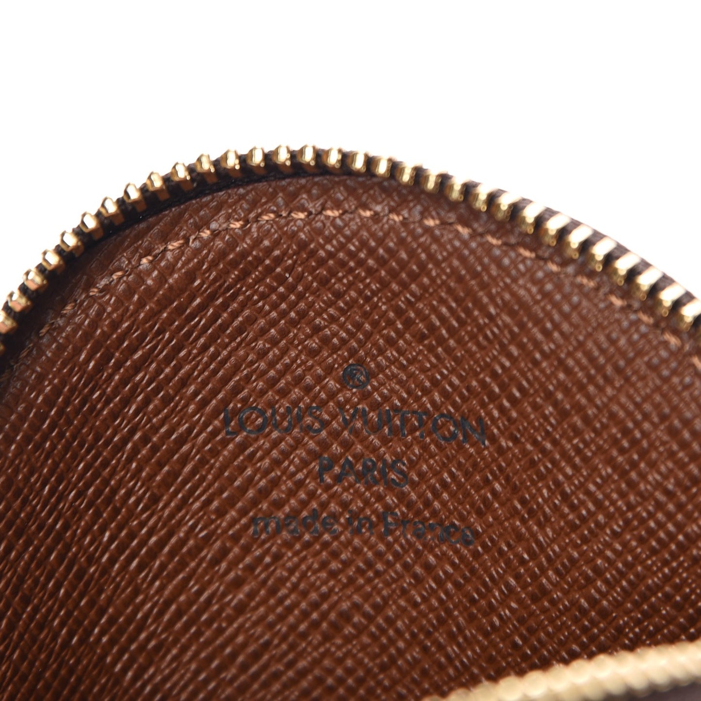 Monogram Round Coin Purse