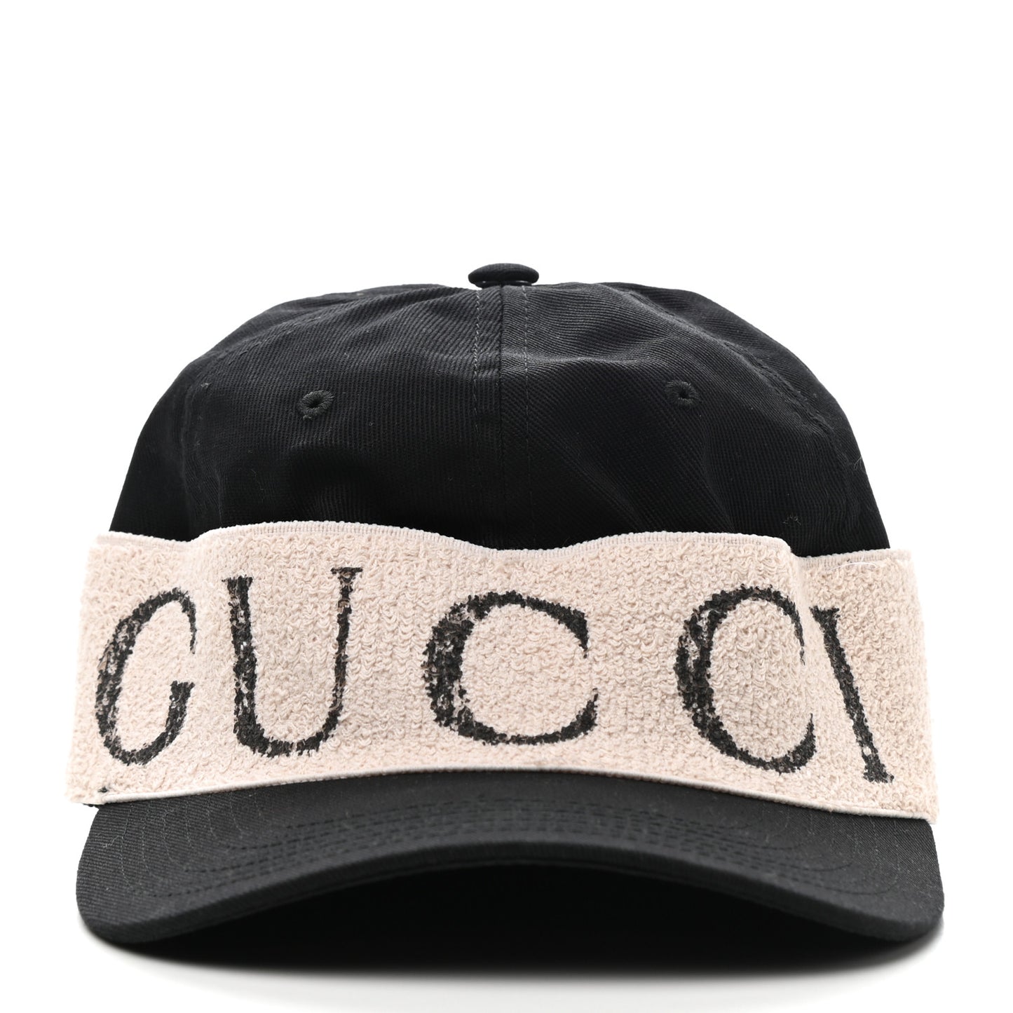 Gabardine Gucci Headband Baseball Hat L Black