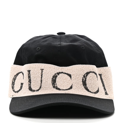 Gucci Gabardine Gucci Headband Baseball Hat L Black 3 of 10