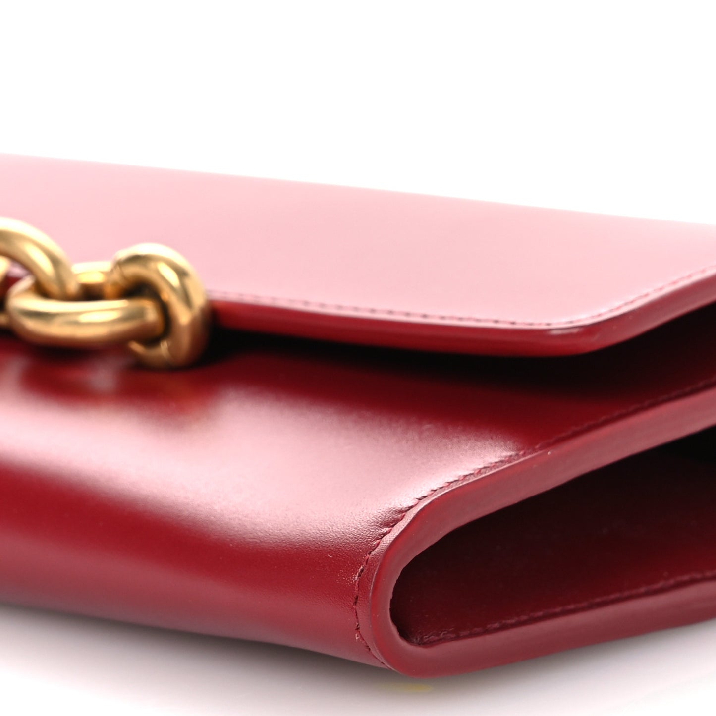 Smooth Calfskin Le Maillon Chain Wallet Opyum Red Opyum Red
