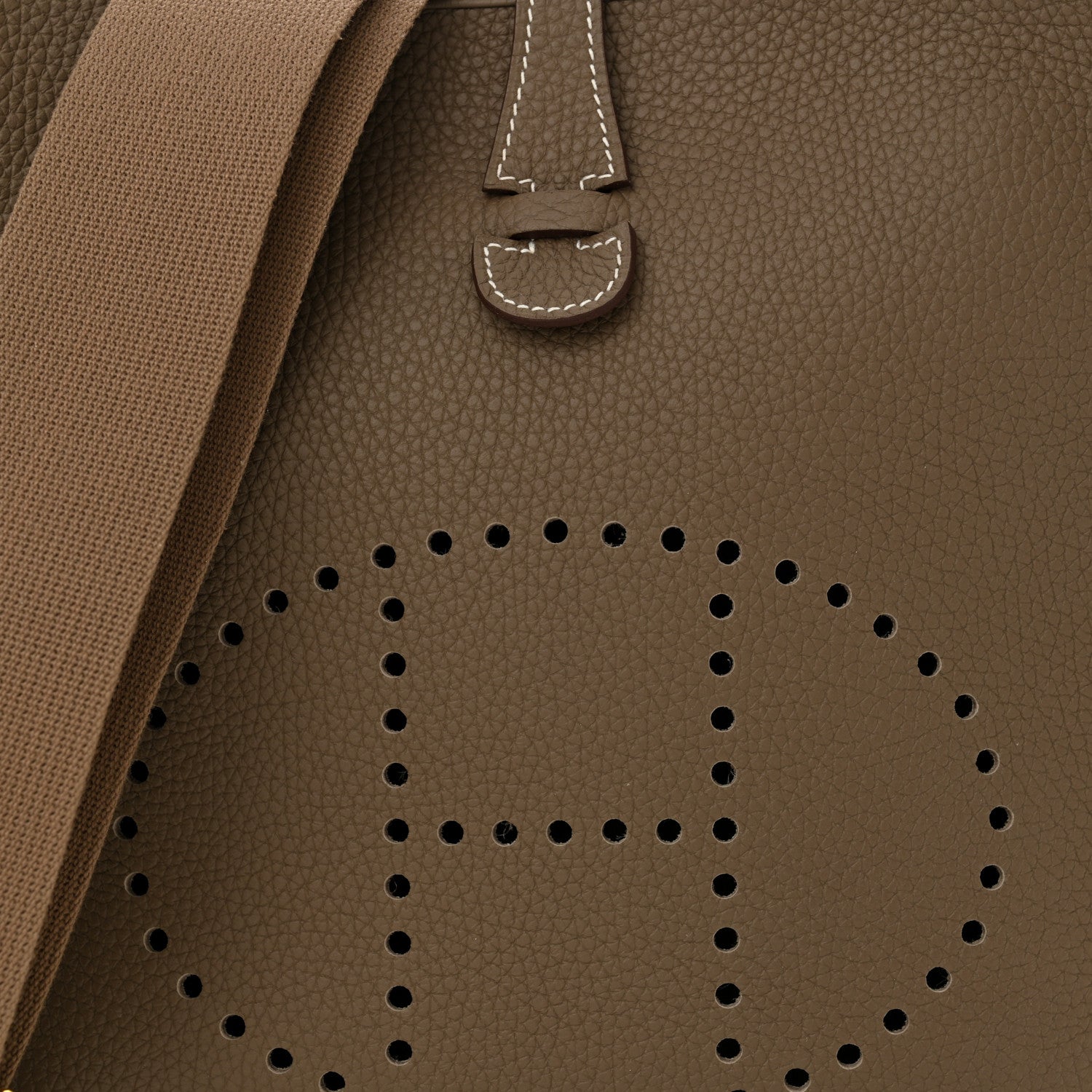 Hermes Taurillon Clemence Evelyne III PM Etoupe 8 of 11