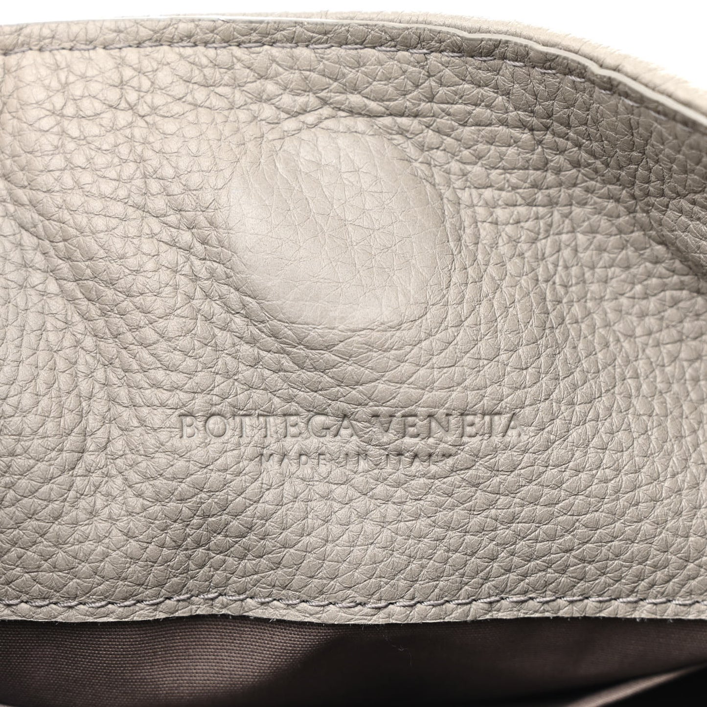 Nappa Intrecciato Parachute Bag Light Grey