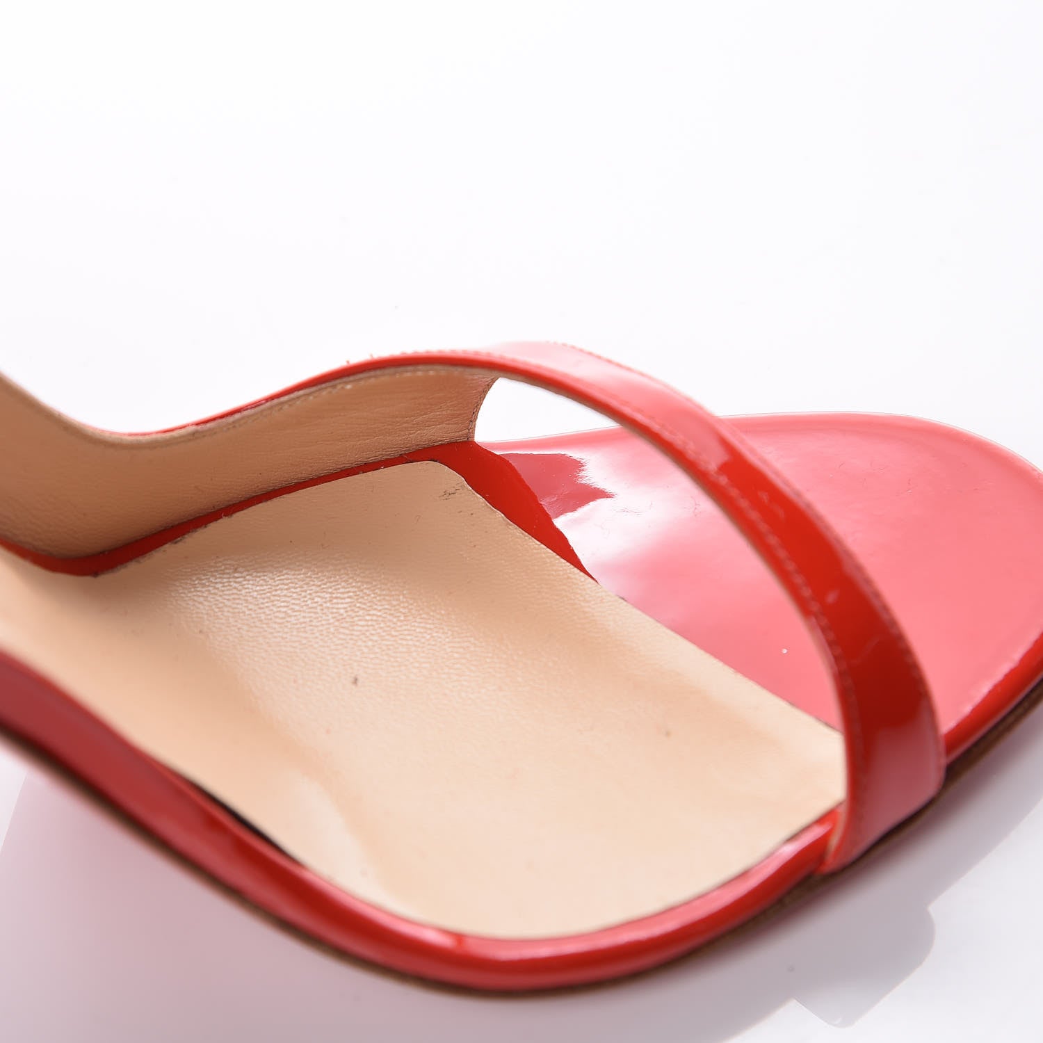 Christian Louboutin Patent Toboggan 100 Pumps 39 Red 11 of 11