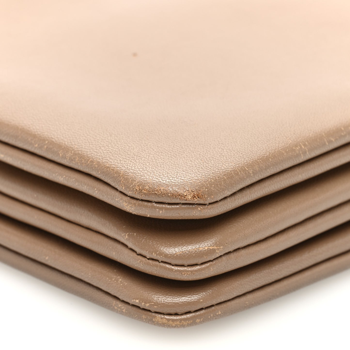 Lambskin Small Trio Crossbody Bag Taupe