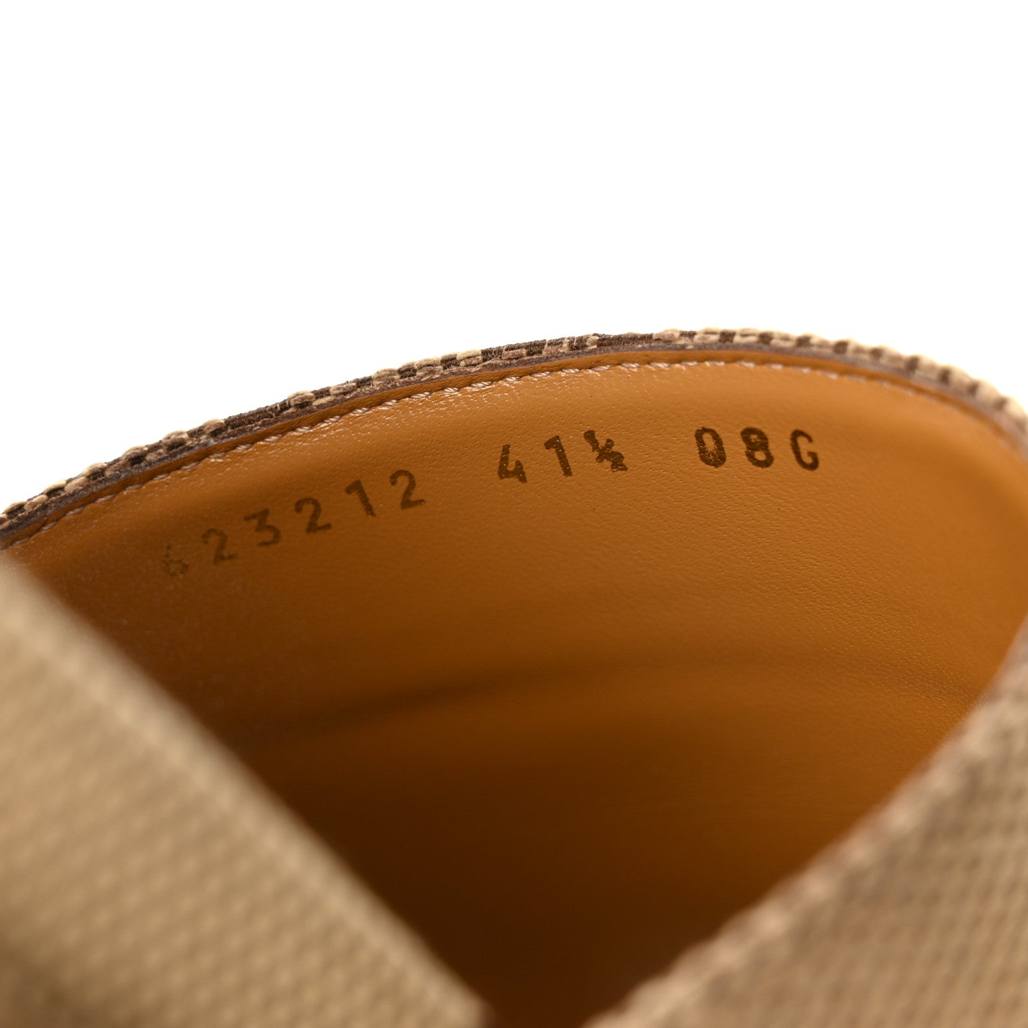 Gucci Monogram Maxi GG Angelina Platform 55mm Slide Sandals 41.5 Camel Ebony 10 of 10