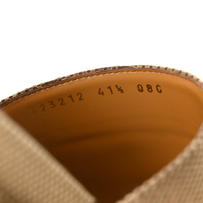 Gucci Monogram Maxi GG Angelina Platform 55mm Slide Sandals 41.5 Camel Ebony 10 of 10