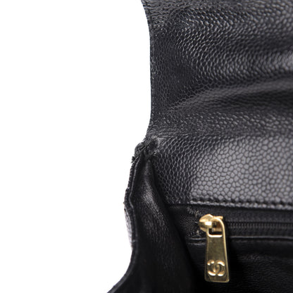 Chanel Caviar Quilted Single Flap Black 13 of 14
