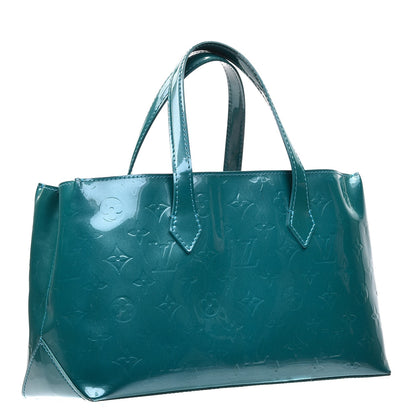 Louis Vuitton Vernis Wilshire PM Blue Galactic 3 of 7