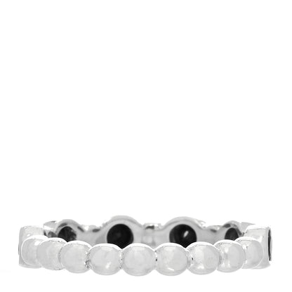 Tiffany Sterling Silver Black Spinel Ziegfeld Ring 55 7.25 3 of 5