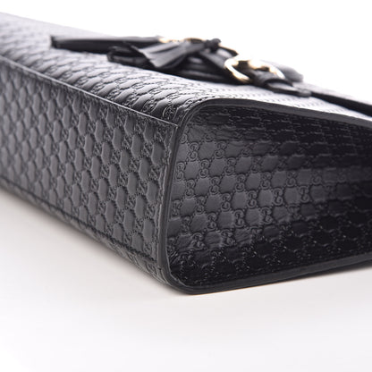 Gucci Microguccissima Medium Emily Chain Shoulder Bag Black 12 of 15