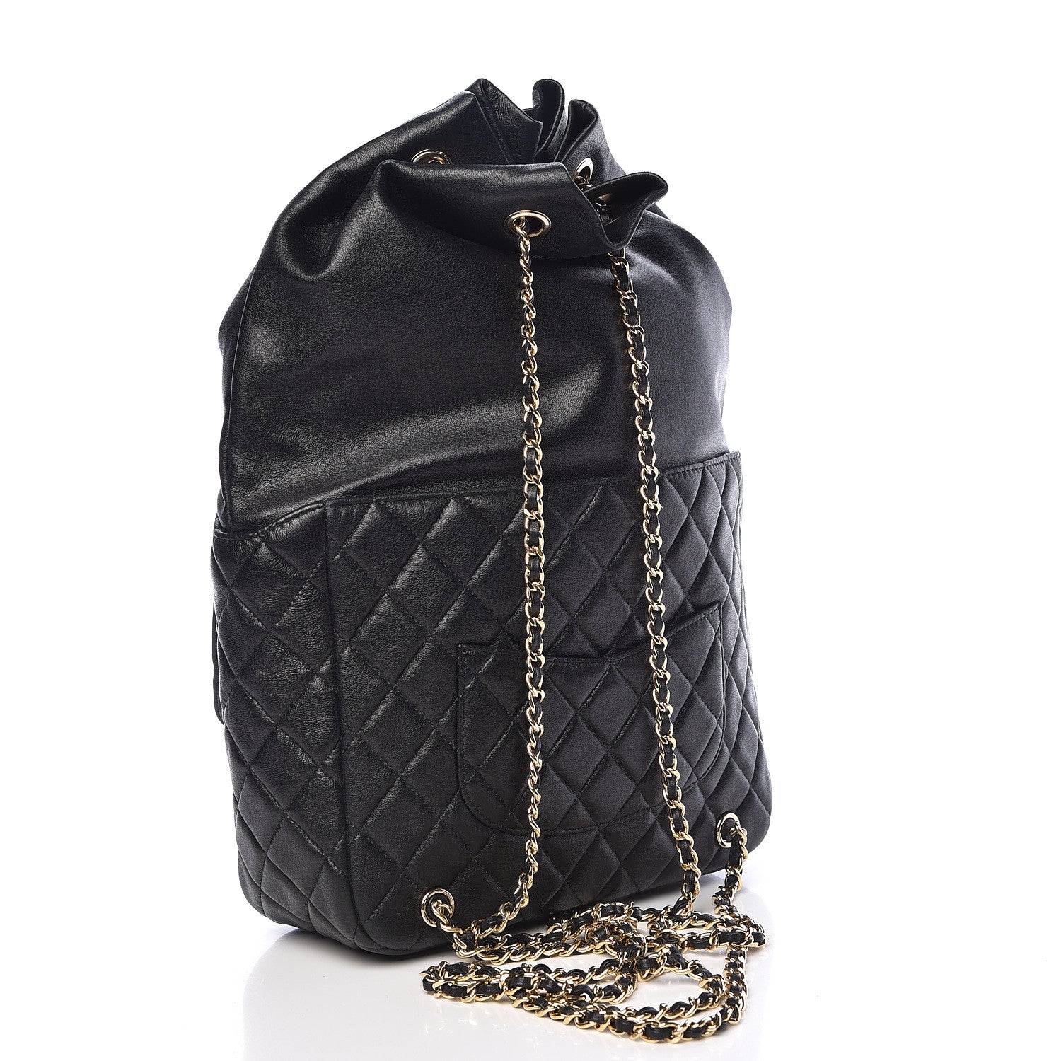 Chanel Lambskin Quilted Large In Seoul Backpack Navy 3 of 12