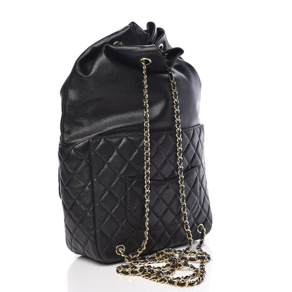 Chanel Lambskin Quilted Large In Seoul Backpack Navy 3 of 12