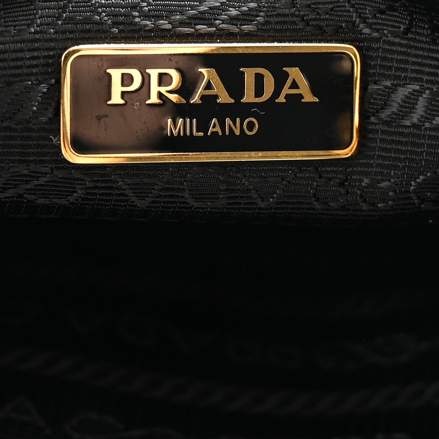 Tessuto Nylon Saffiano Mini Re-Edition 2005 Bag Black