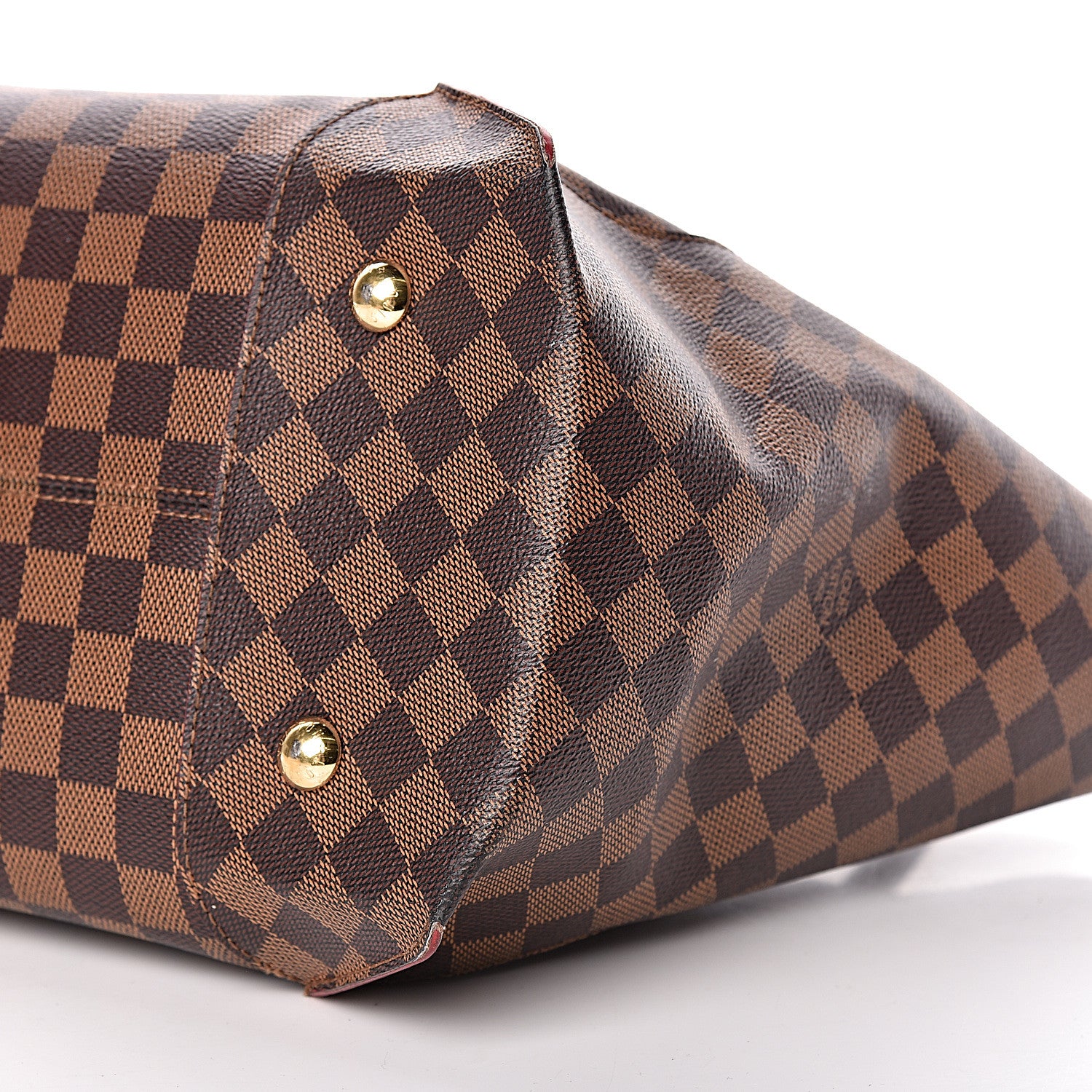 Louis Vuitton Damier Ebene Caissa Tote MM Cherry 9 of 10