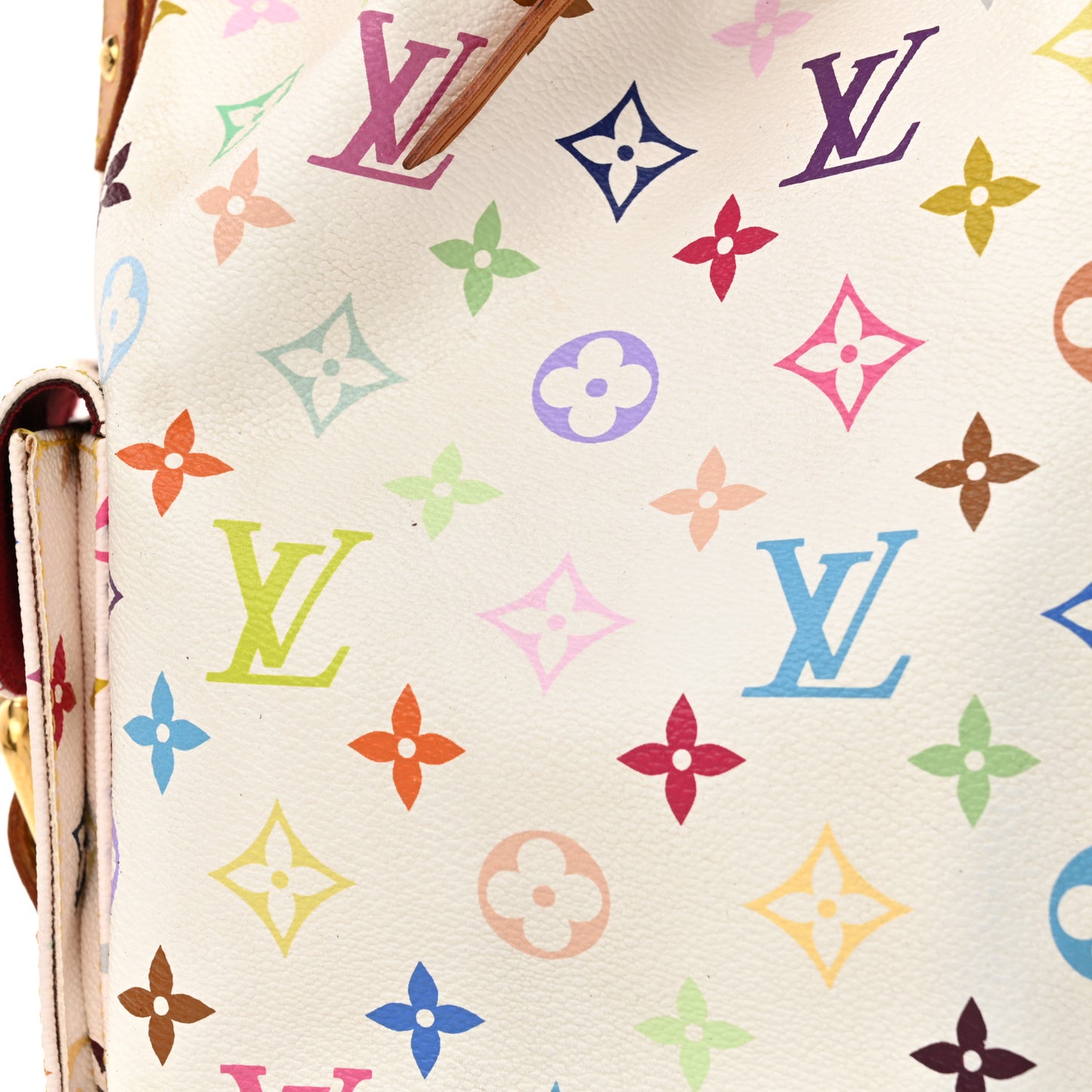 Monogram Multicolor Petit Noe White