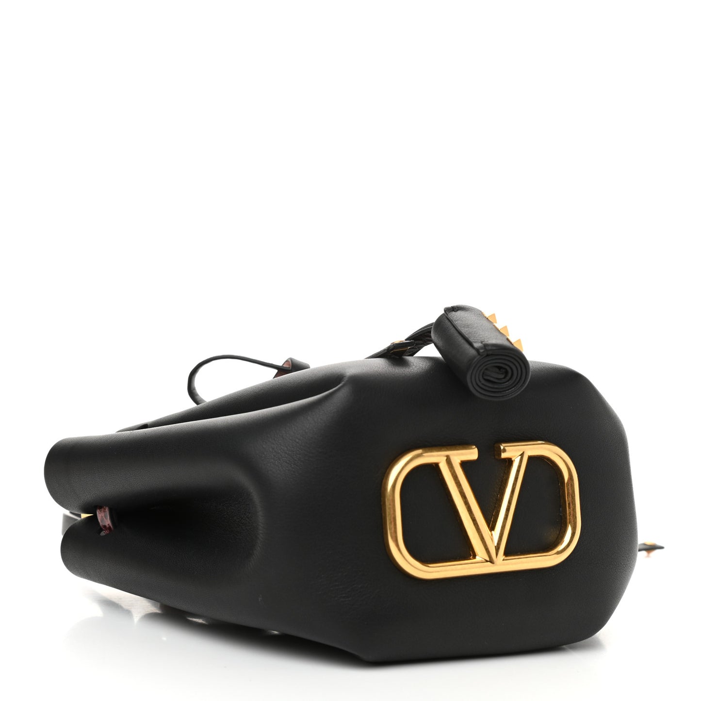 Vitello Ayers VLogo Bucket Bag Black