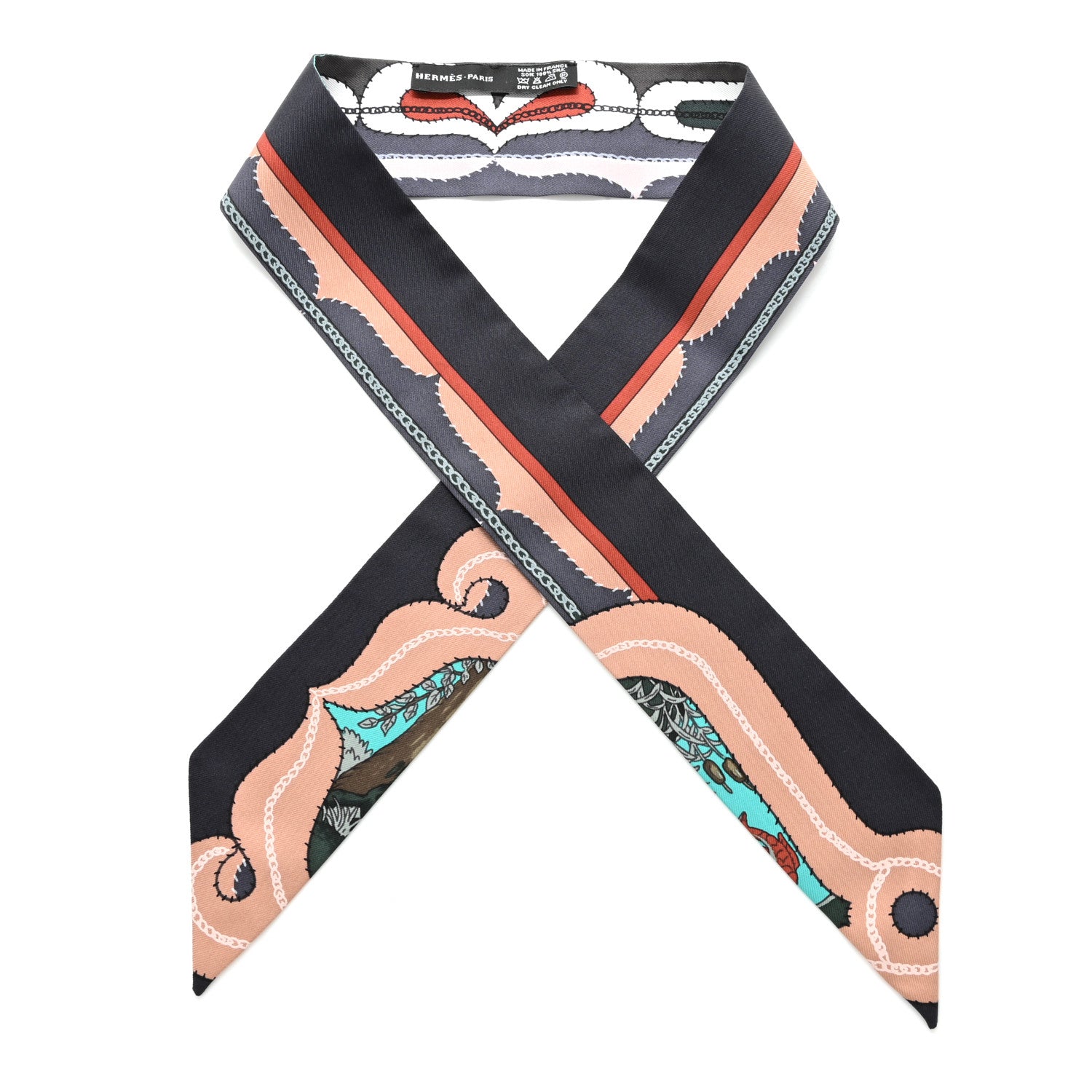 Hermes Silk Esprit Ainou Twilly 1 of 4