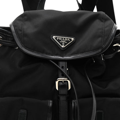 Prada Tessuto Nylon Vitello Backpack Black 8 of 10