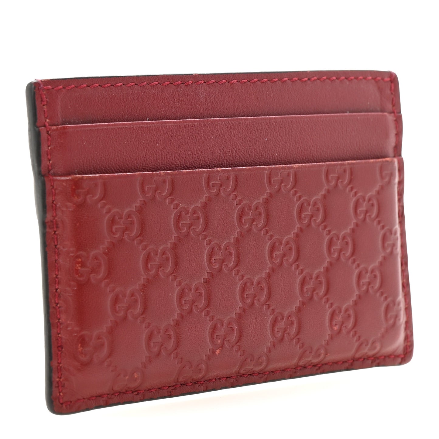 Microguccissima Card Holder Red