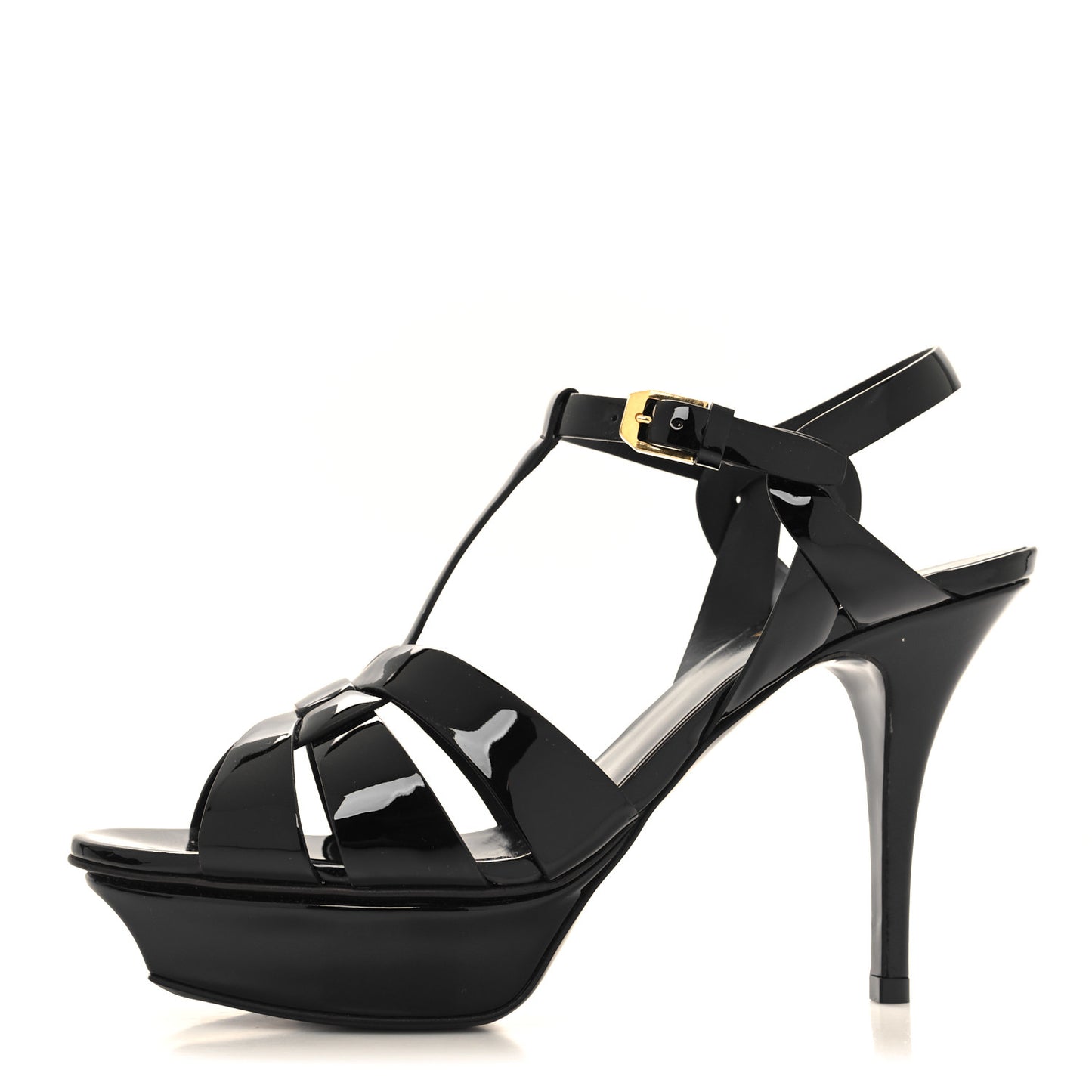 Patent Tribute 75 Platform Sandals 39.5 Black