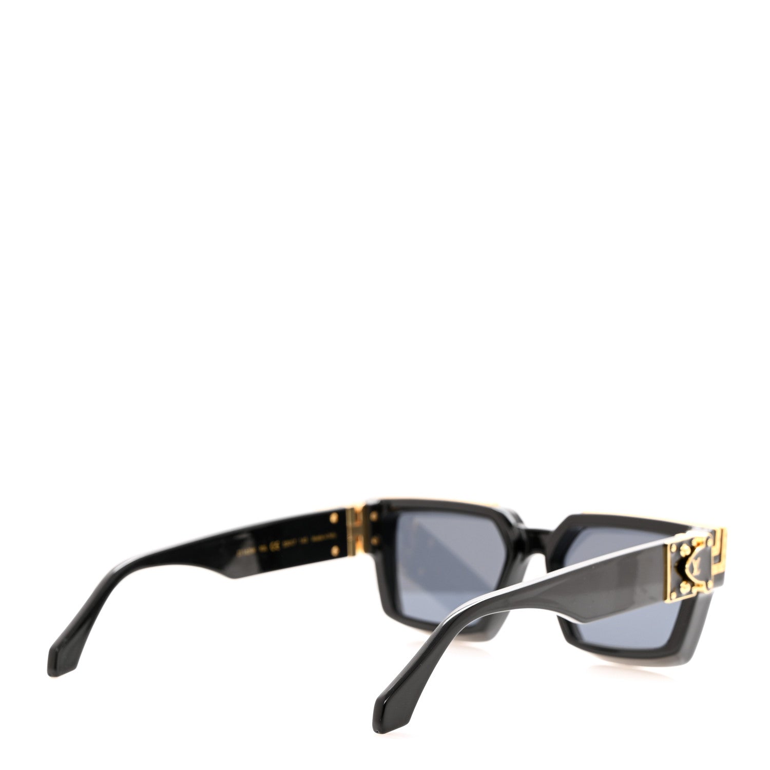 Louis Vuitton Acetate 1.1 Millionaires Sunglasses Z1165W Black 4 of 8