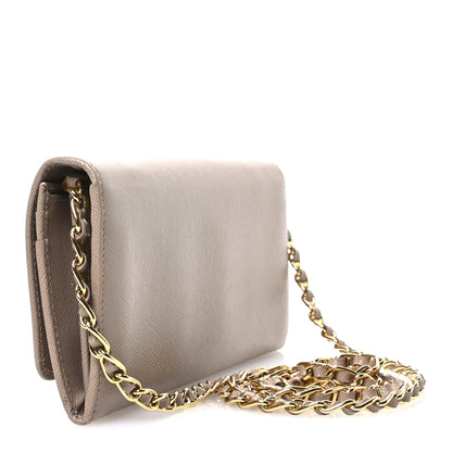 Prada Vitello Move Chain Wallet Cammeo 3 of 10
